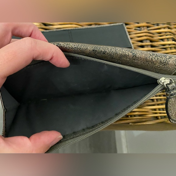 Coach Bronze Metallic Wallet - Picture 7 of 8